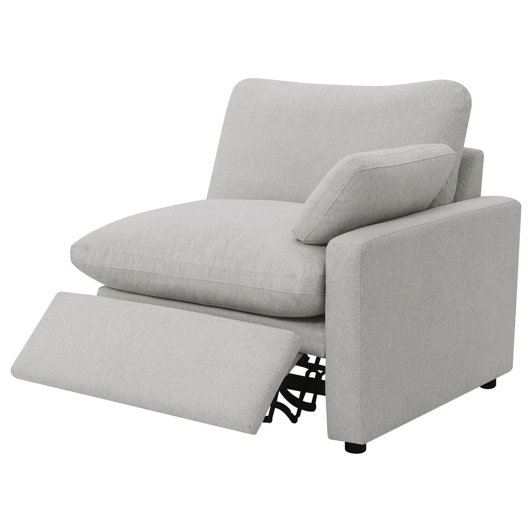 COLLINS COLLECTION Collins 5-piece Modular Power Reclining Sectional Sofa Grey 609560P - Ella Furniture
