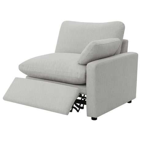 COLLINS COLLECTION Collins 5-piece Modular Power Reclining Sectional Sofa Grey 609560P - Ella Furniture