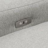 COLLINS COLLECTION Collins 5-piece Modular Power Reclining Sectional Sofa Grey 609560P - Ella Furniture