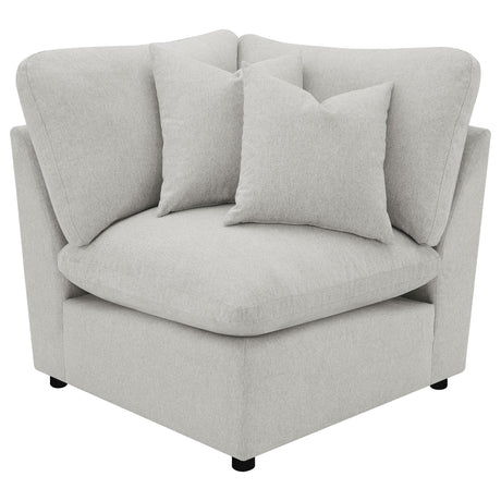 COLLINS COLLECTION Collins 5-piece Modular Power Reclining Sectional Sofa Grey 609560P - Ella Furniture