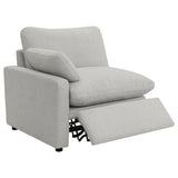 COLLINS COLLECTION Collins 5-piece Modular Power Reclining Sectional Sofa Grey 609560P - Ella Furniture