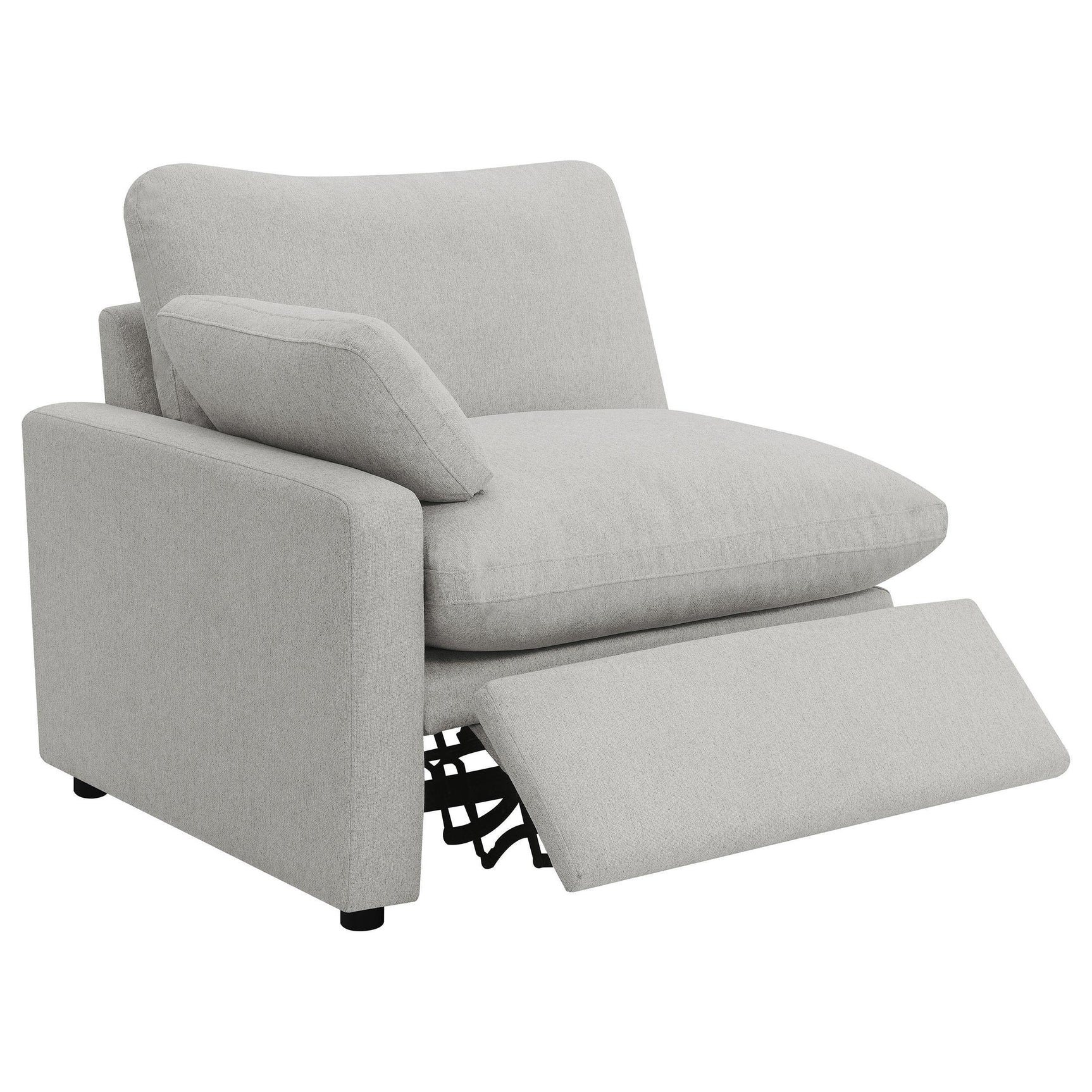 COLLINS COLLECTION Collins 5-piece Modular Power Reclining Sectional Sofa Grey 609560P - Ella Furniture