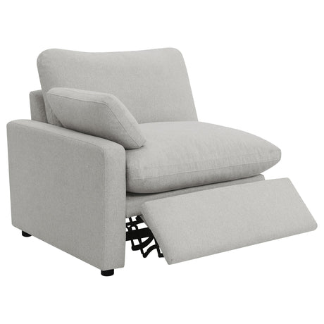 COLLINS COLLECTION Collins 5-piece Modular Power Reclining Sectional Sofa Grey 609560P - Ella Furniture