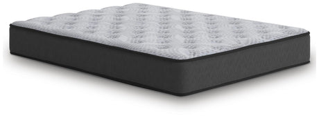 Comfort Plus Gray King Mattress angled view