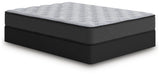 Comfort Plus Gray King Mattress angled view