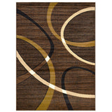 Contempo 40 5x7 Foot Chocolate Area Rug from Ella Furniture