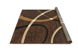 Contempo 40 5x7 Foot Chocolate Area Rug view 3
