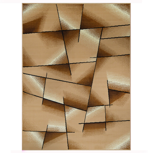 Contempo 41 5x7 Foot Latte Area Rug from Ella Furniture