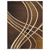 Contempo 42 5x7 Foot Chocolate Area Rug from Ella Furniture
