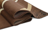 Contempo 42 5x7 Foot Chocolate Area Rug view 2