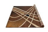 Contempo 42 5x7 Foot Chocolate Area Rug view 3