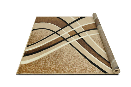Contempo 42 5x7 Foot Latte Area Rug view 5