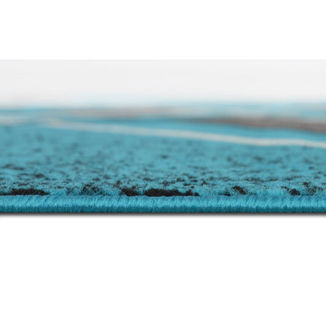 Contempo 42 Turquoise 5x7 Area Rug view 3