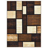 Contempo 43 Chocolate 5x7 Area Rug from Ella Furniture