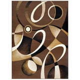 Contempo 45 Chocolate 5x7 Area Rug from Ella Furniture