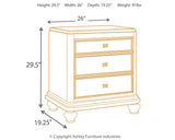 Coralayne Silver Upholstered Sleigh Bedroom Set - Ella Furniture
