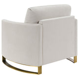 CORLISS COLLECTION Corliss 3-piece Upholstered Arched Arm Sofa Set Beige 508821-S3 - Ella Furniture