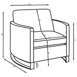 CORLISS COLLECTION Corliss 3-piece Upholstered Arched Arm Sofa Set Beige 508821-S3 - Ella Furniture