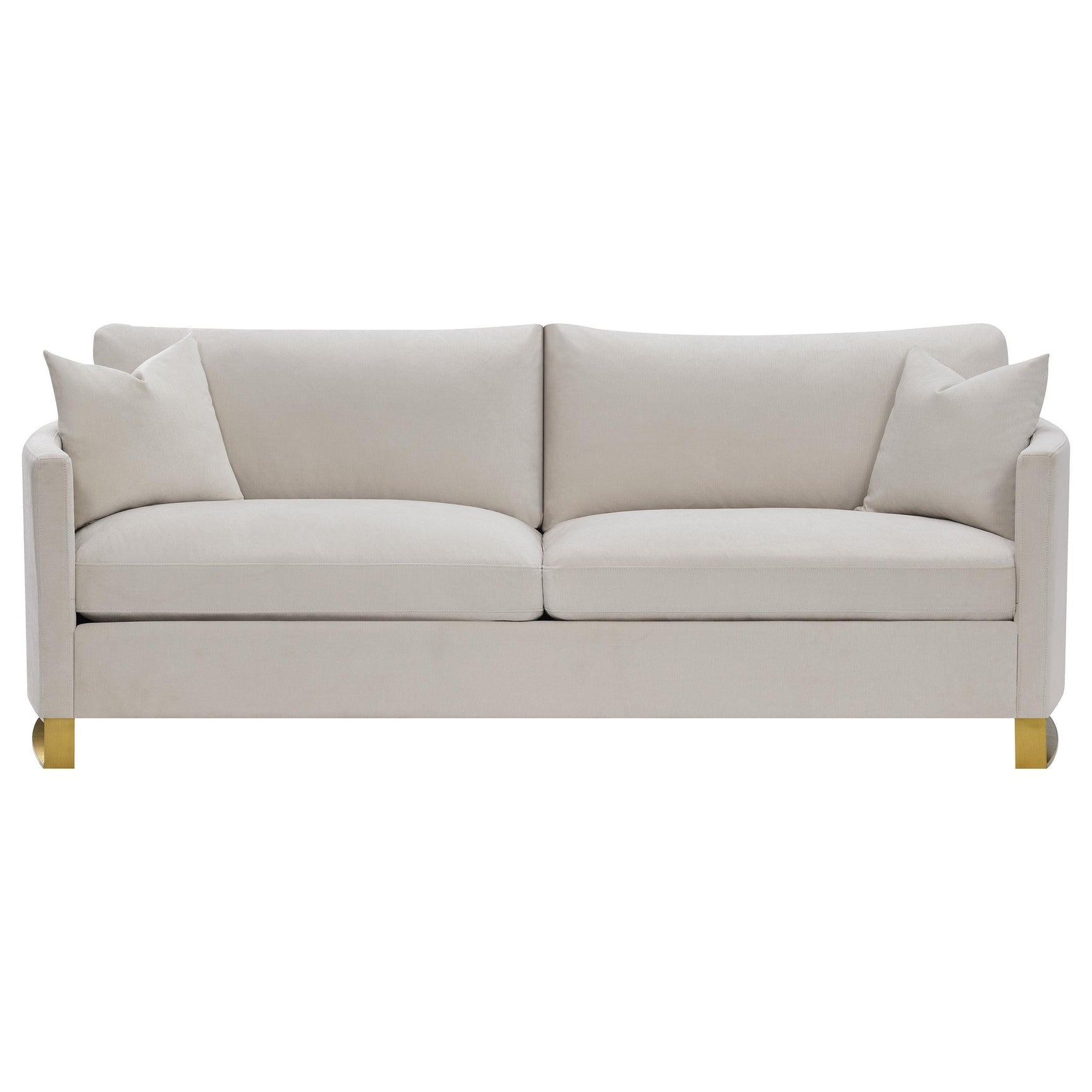CORLISS COLLECTION Corliss 3-piece Upholstered Arched Arm Sofa Set Beige 508821-S3 - Ella Furniture