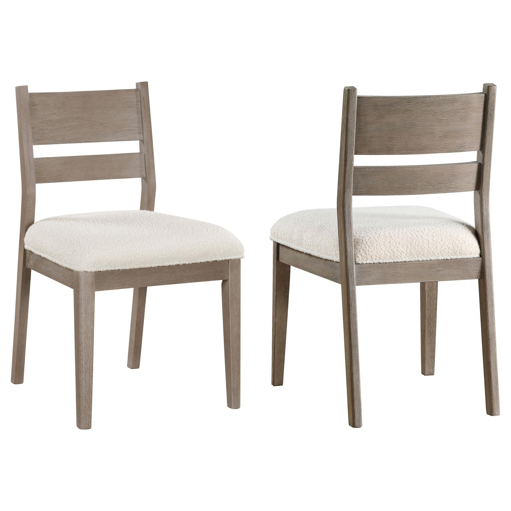 CORNELIA COLLECTION Cornelia Wood Dining Side Chair Coastal Grey (Set of 2) 107442 - Ella Furniture