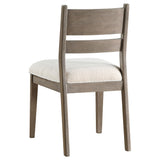 CORNELIA COLLECTION Cornelia Wood Dining Side Chair Coastal Grey (Set of 2) 107442 - Ella Furniture
