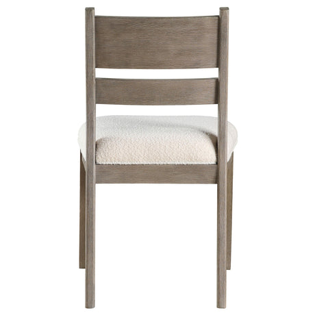 CORNELIA COLLECTION Cornelia Wood Dining Side Chair Coastal Grey (Set of 2) 107442 - Ella Furniture