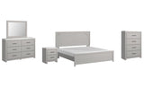 Cottenburg Light Gray/white Panel Bedroom Set - Ella Furniture