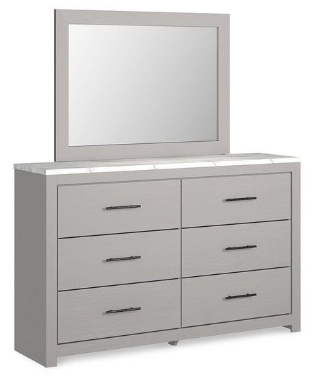 Cottenburg Light Gray/white Panel Bedroom Set - Ella Furniture