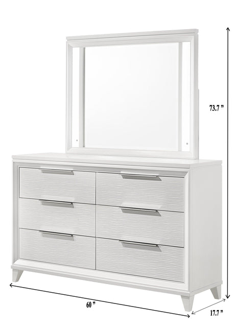 Cressida White Modern Contemporary Solid Wood Velvet Upholstered Bedroom Set - Ella Furniture