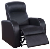 CYRUS THEATER COLLECTION Cyrus 5-piece Upholstered Home Theater Seating 600001-S3A - Ella Furniture