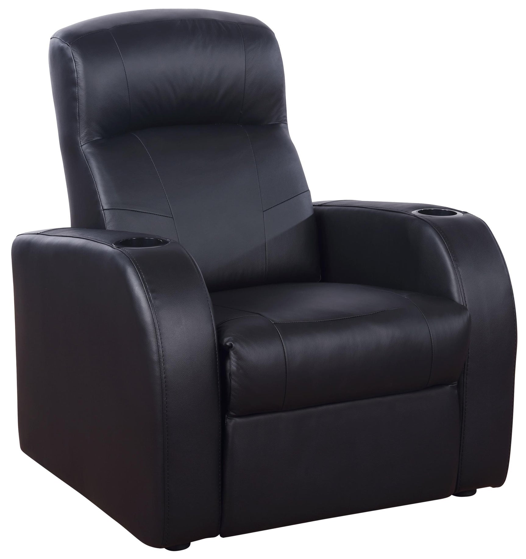 CYRUS THEATER COLLECTION Cyrus 5-piece Upholstered Home Theater Seating 600001-S4B - Ella Furniture