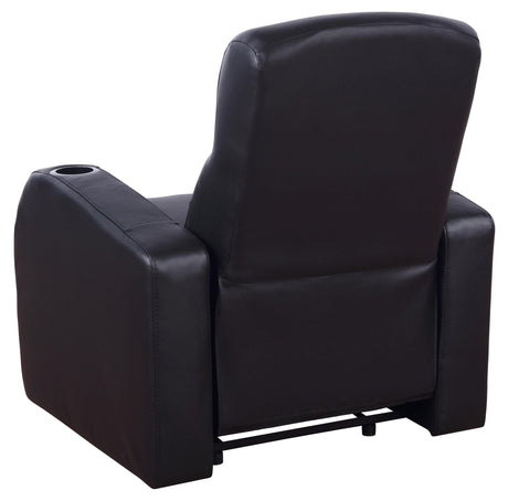 CYRUS THEATER COLLECTION Cyrus 7-piece Upholstered Home Theater Seating 600001-S5B - Ella Furniture