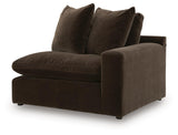Maxton Heights Bittersweet 8-Piece Sectional — angled view