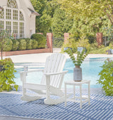 Sundown Treasure White Outdoor Chair with End Table — product image 3