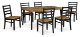 D413-425 Table + 6 Chairs - Ella Furniture