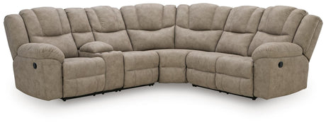 Pearce-Pike Birch 3-Piece Reclining Sectional with Console — product image 2