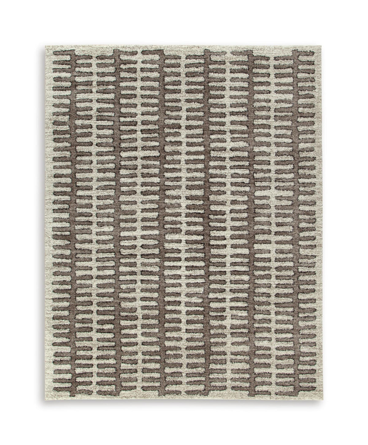 Cartlett White/Taupe/Black Large Rug — product image 2