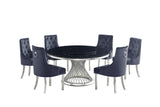 D605 Unico (Black/chrome) - Ella Furniture