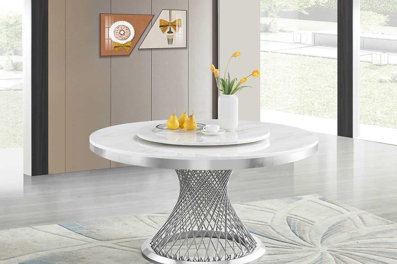 D605 Unico (White/chrome) - Ella Furniture