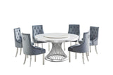 D605 Unico (White/chrome) - Ella Furniture