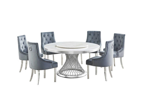 D605 Unico (White/chrome) - Ella Furniture