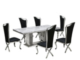 D6062 - Dining Table + 6 Chair Set - Ella Furniture