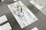 D610 Viva (White/gold) Dining Table - Ella Furniture