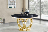 D615 Maxi Table (Black/gold) - Ella Furniture