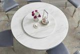 D615 Maxi Table (White/chrome) - Ella Furniture