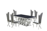 D620 Giovanni (Black/chrome) - Ella Furniture