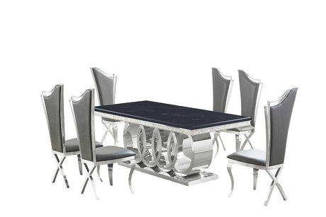 D620 Giovanni (Black/chrome) - Ella Furniture