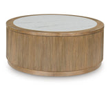 Light Brown and White 42-Inch Coffee Table — product image 3