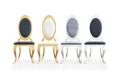 D832 Oval Dining Chairs - Ella Furniture