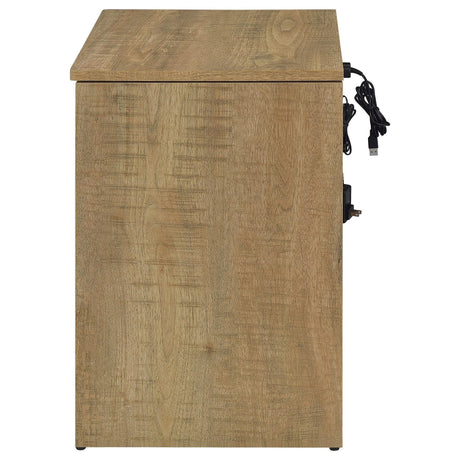 Fabre Extendable Top 1-Drawer Nightstand in Mango — product image 5